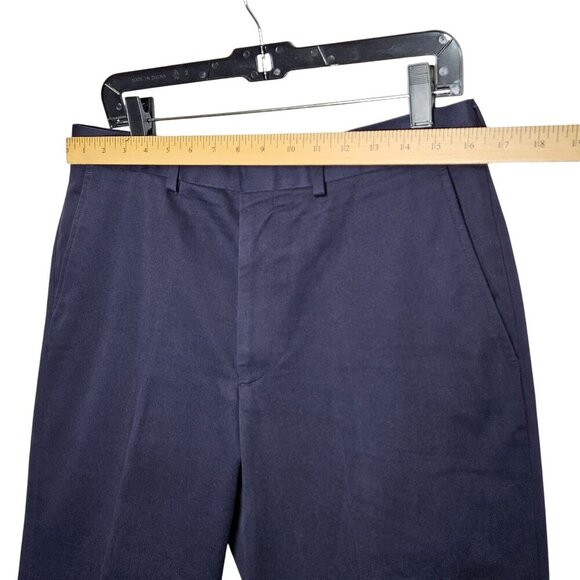 Lands End Traditional‎ Fit Mens Navy Dress Pants Size 33 Work Interview Casual - Picture 6 of 11